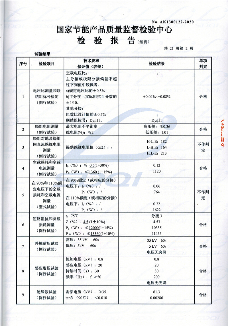 高低压试验报告-S11-1250忻府忻府忻府油浸式变压器-2.jpg